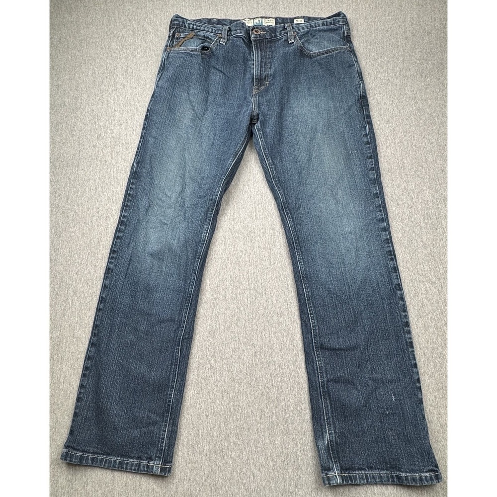 Ariat Jeans M7 Legacy Slim Fit Straight‎ Leg Medium Wash Stretch Mens Sz 38x32